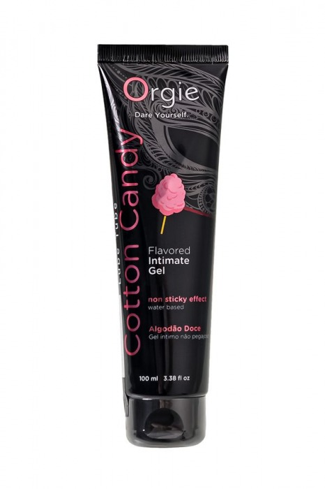 Интимный гель на водной осное Lube Tube Cotton Candy со вкусом сахарной ваты - 100 мл. - ORGIE - купить с доставкой в Норильске