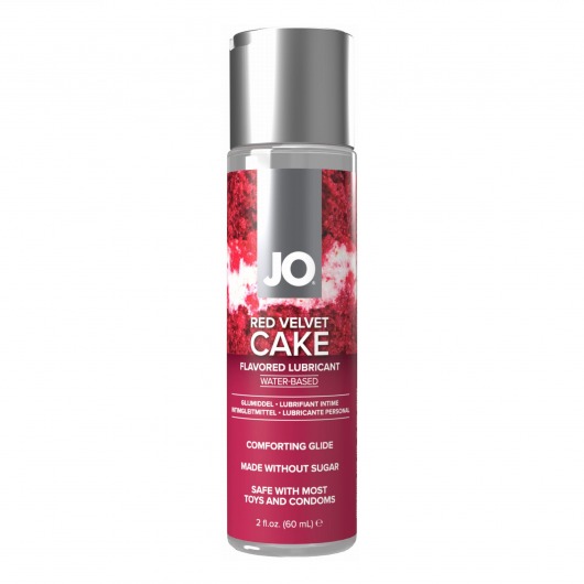 Лубрикант на водной основе JO H2O Red Velvet Cake Flavored Lubricant - 60 мл. - System JO - купить с доставкой в Норильске