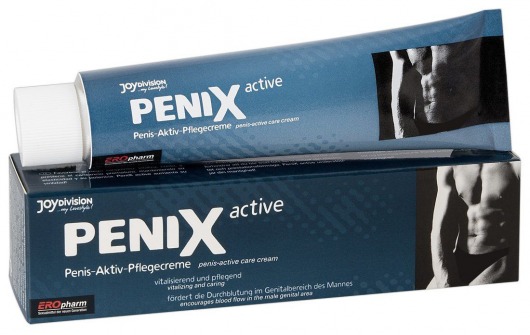 Возбуждающий крем для мужчин PeniX active - 75 мл. - Joy Division - купить с доставкой в Норильске