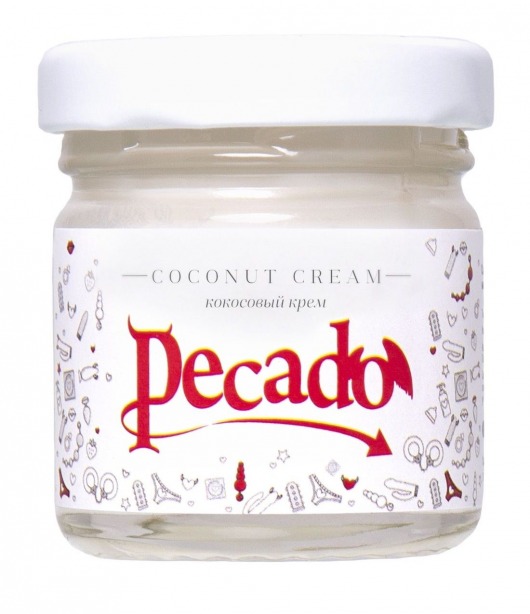 Массажная свеча Сoconut Cream - 35 мл. - Pecado - купить с доставкой в Норильске