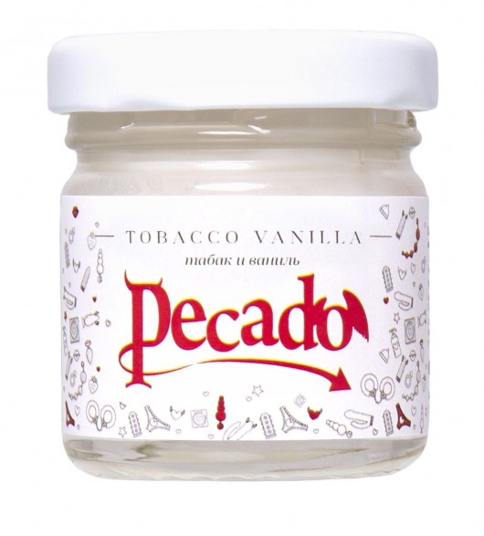 Массажная свеча Tobacco Vanilla - 35 мл. - Pecado - купить с доставкой в Норильске