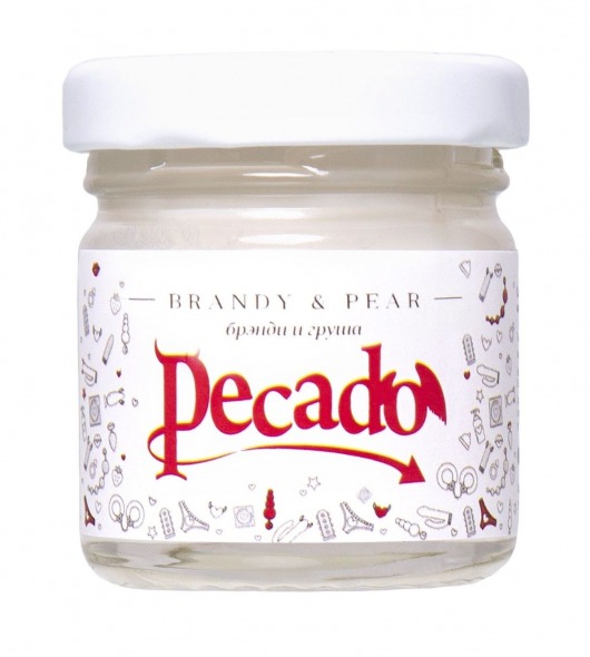 Массажная свеча Brandy   Pear - 35 мл. - Pecado - купить с доставкой в Норильске