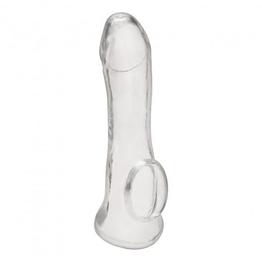 Прозрачная насадка на пенис Transparent Penis Enhancing Sleeve Extension - 15,9 см. - BlueLine - в Норильске купить с доставкой