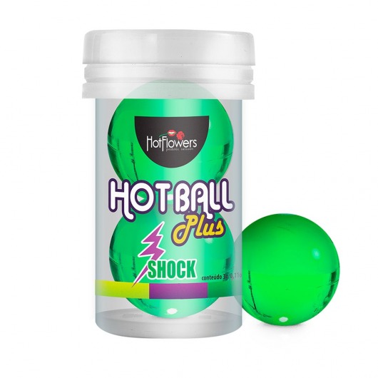 Лубрикант на силиконовой основе Hot Ball Plus с покалывающим эффектом (2 шарика по 3 гр.) - HotFlowers - купить с доставкой в Норильске