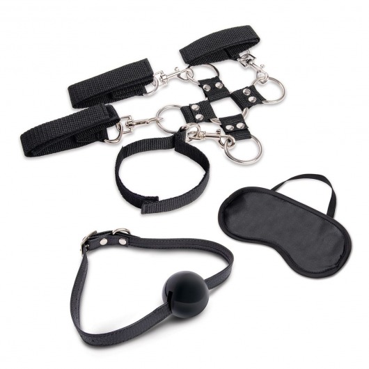 Набор для фиксации из 7 предметов Hogtie   Ball Gag Kit - Lux Fetish - купить с доставкой в Норильске