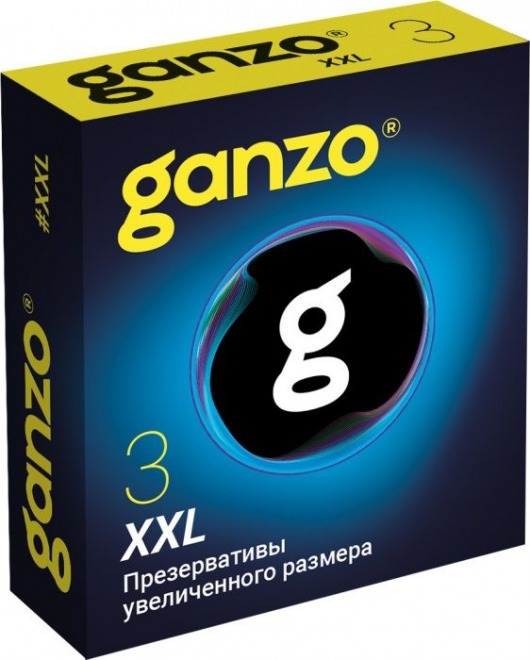 Презервативы увеличенного размера Ganzo XXL - 3 шт. - Ganzo - купить с доставкой в Норильске