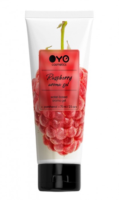 Лубрикант на водной основе OYO Aroma Gel Raspberry с ароматом малины - 75 мл. - OYO - купить с доставкой в Норильске