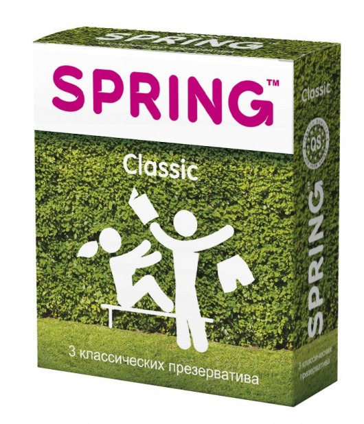 Классические презервативы SPRING CLASSIC - 3 шт. - SPRING - купить с доставкой в Норильске