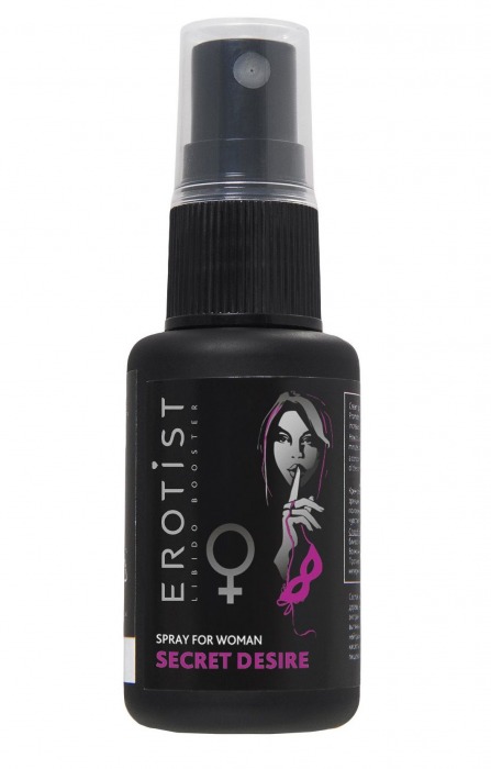 Возбуждающий спрей для женщин Erotist Secret Desire - 30 мл. - Erotist Libido Booster - купить с доставкой в Норильске