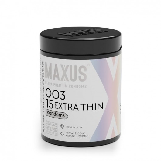 Экстремально тонкие презервативы MAXUS 003 Extra Thin - 15 шт. - Maxus - купить с доставкой в Норильске