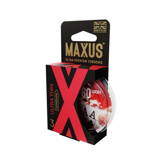 Ультратонкие презервативы MAXUS AIR Ultra Thin - 3 шт. - Maxus - купить с доставкой в Норильске