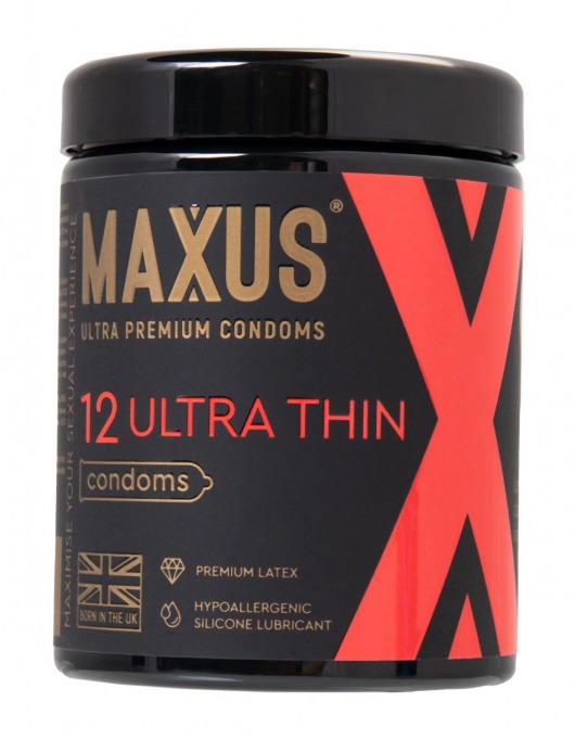Ультратонкие презервативы MAXUS Ultra Thin - 12 шт. - Maxus - купить с доставкой в Норильске