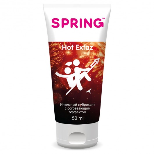 Согревающие интимный лубрикант Spring Hot Extaz - 50 мл. - SPRING - купить с доставкой в Норильске