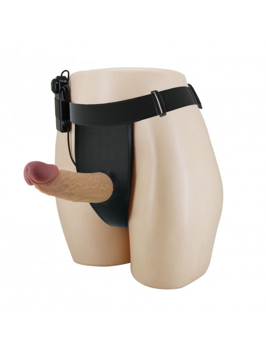 Полый вибрострапон на регулируемых трусиках Draven - 17,5 см. - Baile - купить с доставкой в Норильске