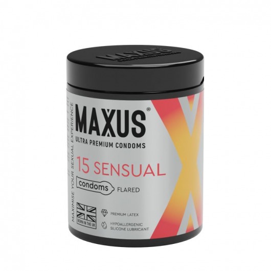 Анатомические презервативы MAXUS Sensual - 15 шт. - Maxus - купить с доставкой в Норильске