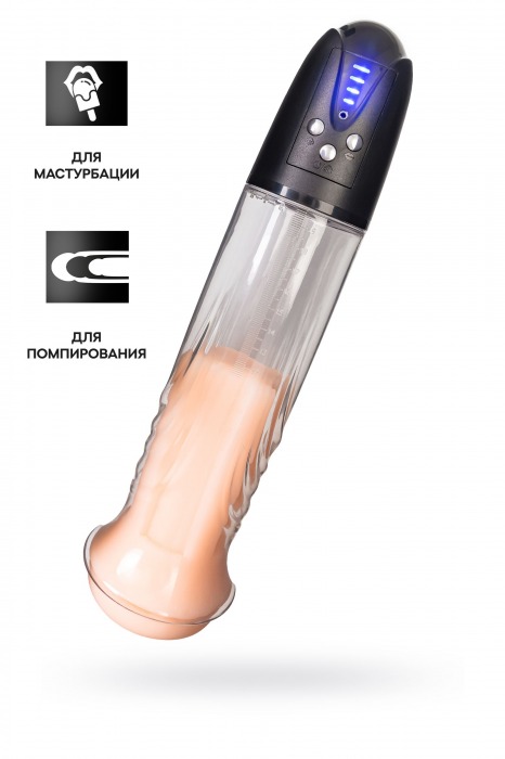 Автоматическая помпа для пениса Thorin - Sexus - в Норильске купить с доставкой