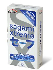 Презервативы Sagami Xtreme Ultrasafe с двойным количеством смазки - 10 шт. - Sagami - купить с доставкой в Норильске