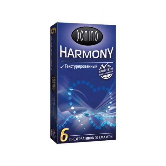 Текстурированные презервативы Domino Harmony - 6 шт. - Domino - купить с доставкой в Норильске