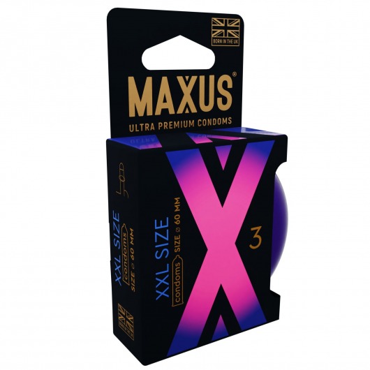 Презервативы Maxus XXL увеличенного размера - 3 шт. - Maxus - купить с доставкой в Норильске