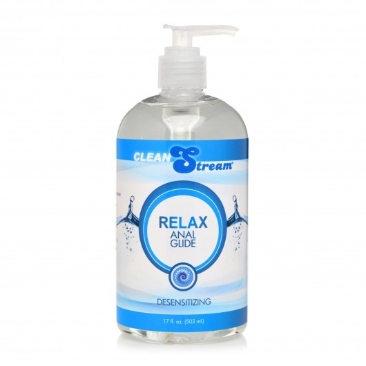 Анальный лубрикант на водной основе Relax Desensitizing Anal Lube - 503 мл. - XR Brands - купить с доставкой в Норильске