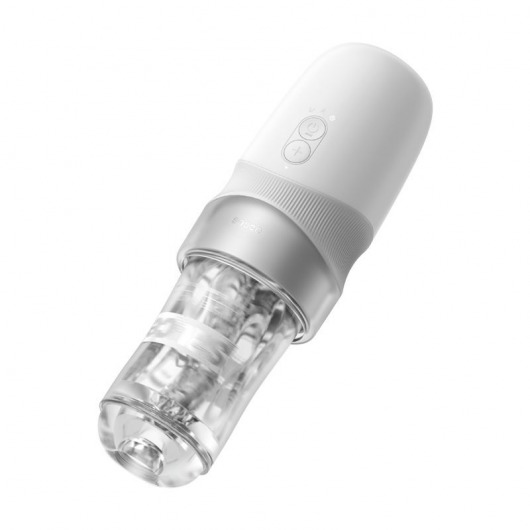 Белый автоматический мастурбатор Extra Sauce - Sauce - в Норильске купить с доставкой