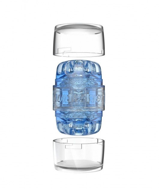 Мастурбатор Fleshlight Quickshot Turbo Blue Ice - Fleshlight - в Норильске купить с доставкой