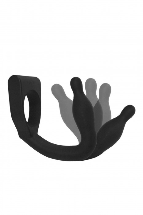 Эрекционное кольцо с вибровтулкой Discovery - MALESATION - в Норильске купить с доставкой