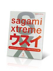 Ультратонкий презерватив Sagami Xtreme SUPERTHIN - 1 шт. - Sagami - купить с доставкой в Норильске