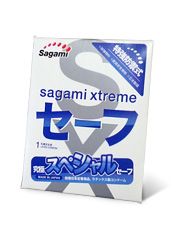 Презерватив Sagami Xtreme Ultrasafe с двойным количеством смазки - 1 шт. - Sagami - купить с доставкой в Норильске