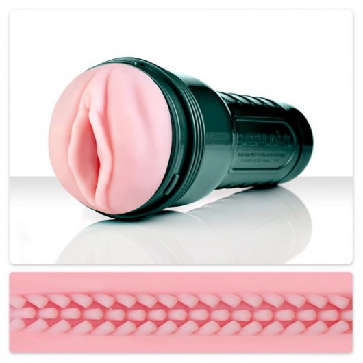 Мастурбатор-вагина Fleshlight - Vibro Pink Lady Touch с вибрацией - Fleshlight - в Норильске купить с доставкой