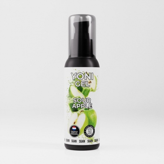 Лубрикант для орального секса SGAN со вкусом кислого яблока - 100 мл. - SGAN - купить с доставкой в Норильске