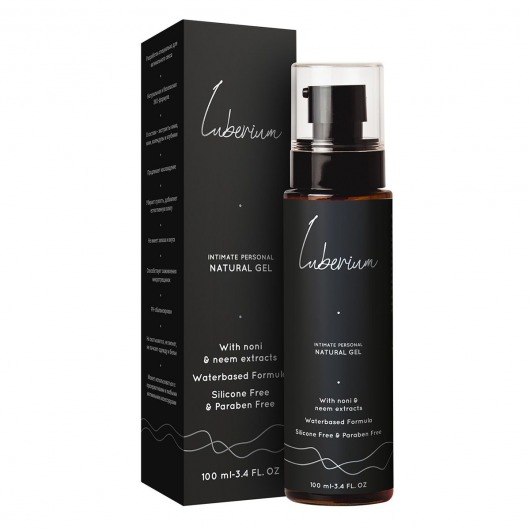 Интимный гель на водной основе с экстрактами нони и нима Luberium Natural Gel - 100 мл. - Luberium - купить с доставкой в Норильске