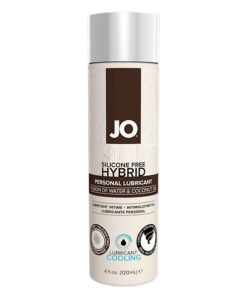 Водно-масляный лубрикант с охлаждающим эффектом JO Silicon free Hybrid Lubricant COOLING - 120 мл. - System JO - купить с доставкой в Норильске