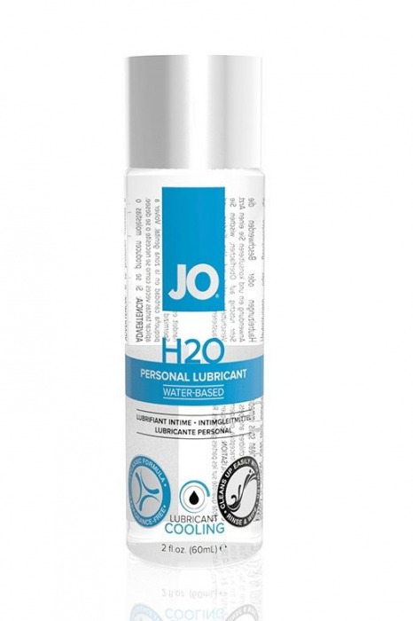 Охлаждающий лубрикант на водной основе JO Personal Lubricant H2O COOLING - 60 мл. - System JO - купить с доставкой в Норильске