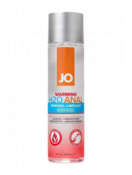 Анальный согревающий лубрикант на водной основе JO Anal H2O Warming - 120 мл. - System JO - купить с доставкой в Норильске
