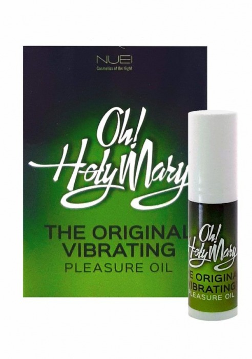 Масло унисекс с эффектом вибрации Oh! Holy Mary - 6 мл. - Nuei cosmetics - купить с доставкой в Норильске