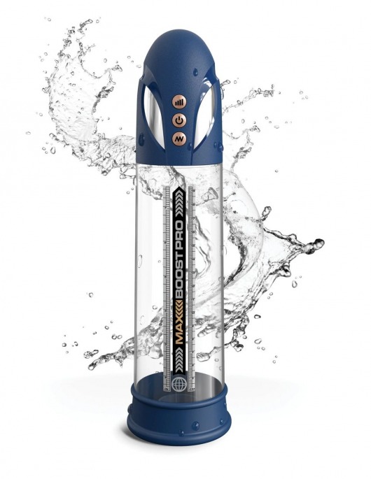 Синяя вакуумная автоматическая помпа Max Boost Pro Flow - Pipedream - в Норильске купить с доставкой