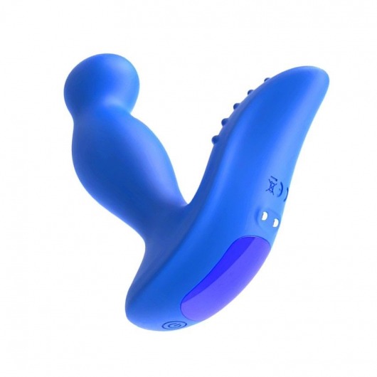 Синий вибромассажер простаты 3,5’’ P-spot Massager - 12,5 см. - Erokay - в Норильске купить с доставкой