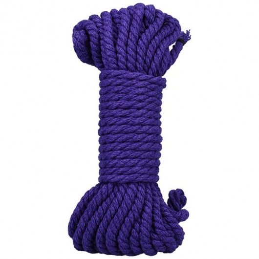 Фиолетовая верёвка для связывания и фиксации Bind Tie - 9,14 м. - Doc Johnson - купить с доставкой в Норильске