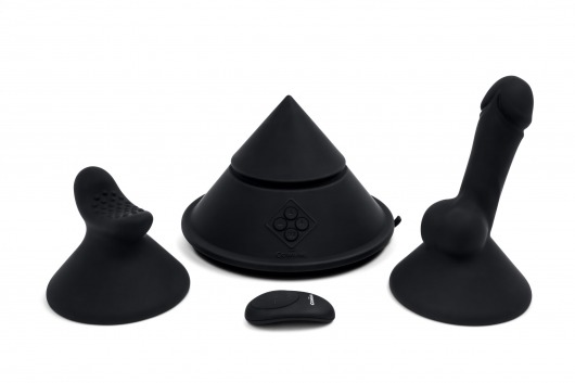Конусный вибромассажер Cowgirl Cone с 2 насадками - CowGirl - купить с доставкой в Норильске
