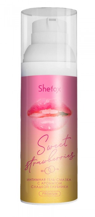 Интимная гель-смазка Shefox Premium «Сладкая клубника» - 50 мл. - Shefox - купить с доставкой в Норильске