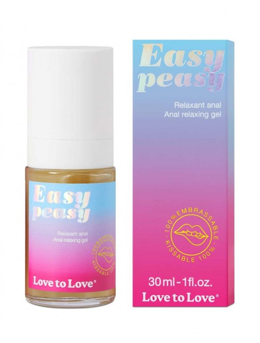 Анальный расслабляющий гель Easy Peasy - 30 мл. - Love to Love - купить с доставкой в Норильске