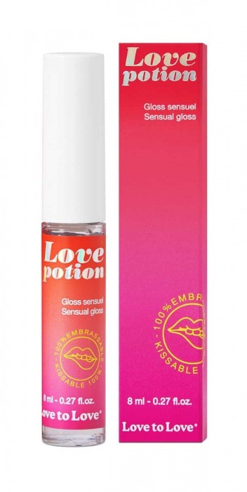Возбуждающий блеск для губ Love Potion - 8 мл. - Love to Love - купить с доставкой в Норильске