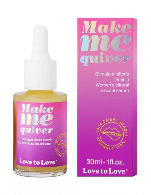 Возбуждающие капли для клитора Make Me Quiver - 30 мл. - Love to Love - купить с доставкой в Норильске