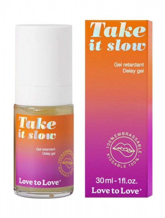 Пролонгирующий гель для мужчин Take It Slow - 30 мл. - Love to Love - купить с доставкой в Норильске