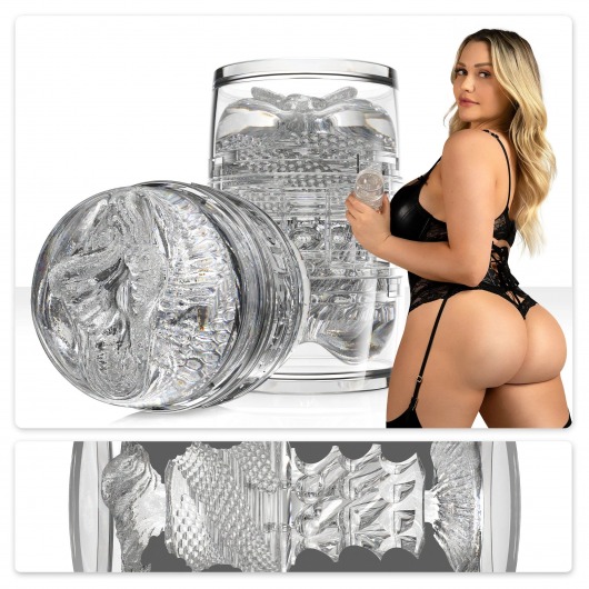 Прозрачный двусторонний мастурбатор Fleshlight Quickshot Mia Malkova - Fleshlight - в Норильске купить с доставкой