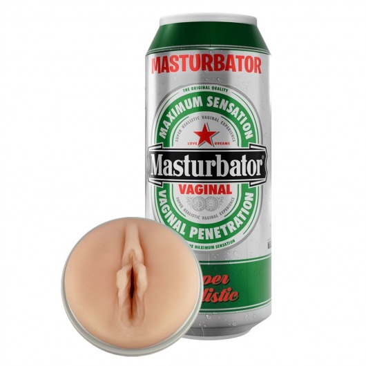 Мастурбатор-вагина Heineken Vagina II - Adrien Lastic - в Норильске купить с доставкой