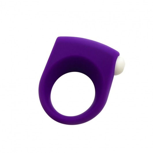 Фиолетовое эрекционное кольцо Puggle Vibrating Ring with Bullet - Adrien Lastic - в Норильске купить с доставкой