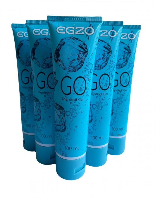 Набор из 5 пролонгирующих лубрикантов на водной основе Egzo Go (по 100 мл.) - EGZO - купить с доставкой в Норильске