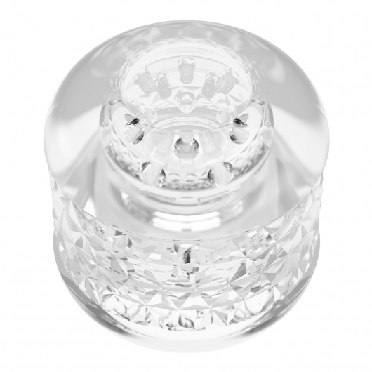 Прозрачный сквозной мастурбатор Crystle - Baile - в Норильске купить с доставкой
